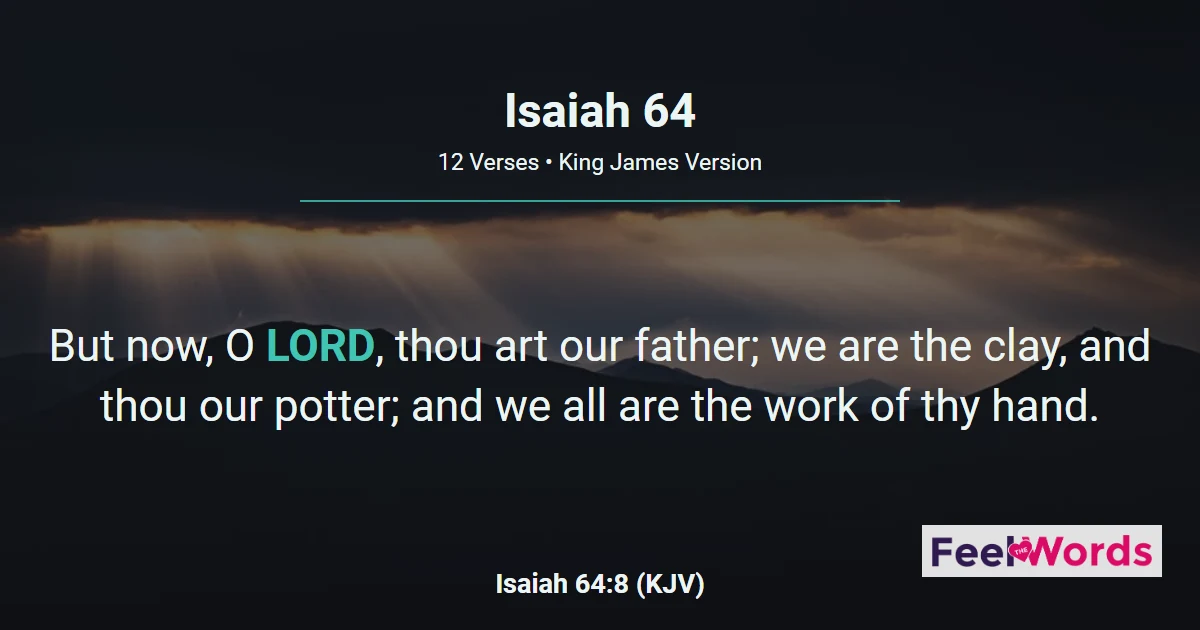 Isaiah Chapter 64 (KJV)