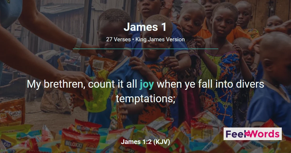 James Chapter 1 (KJV)