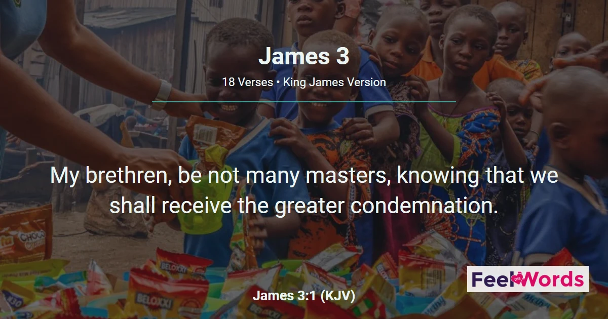 James Chapter 3 (KJV)
