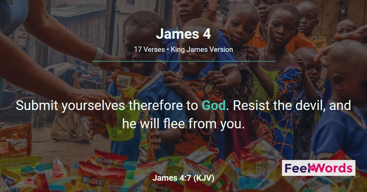 James Chapter 4 (KJV)