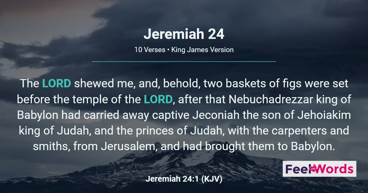 Jeremiah Chapter 24 (KJV)