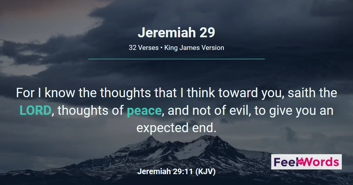 Jeremiah Chapter 29 (KJV)