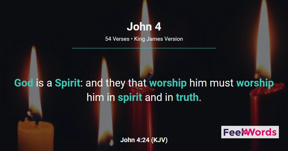 John Chapter 4 (KJV)