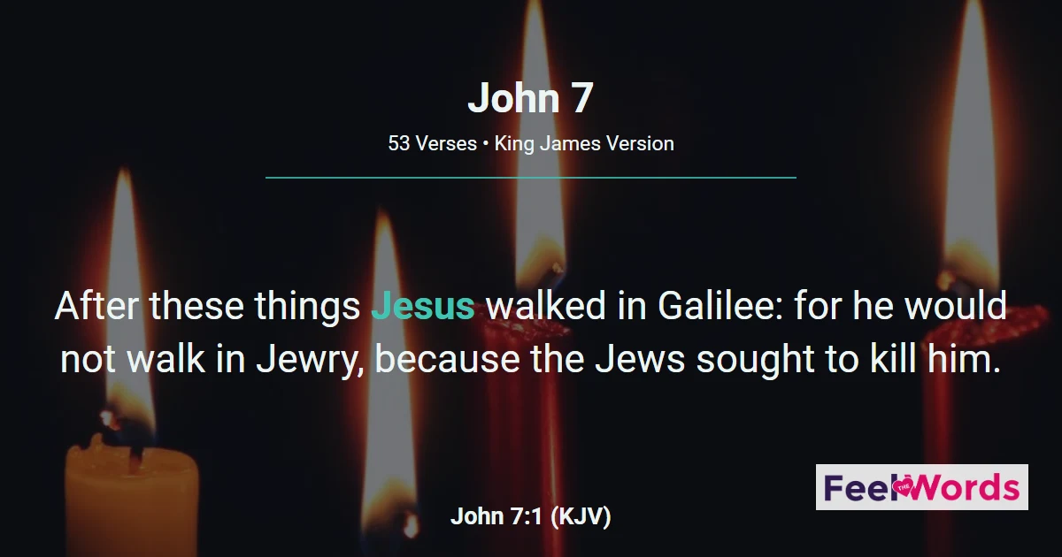 John Chapter 7 (KJV)