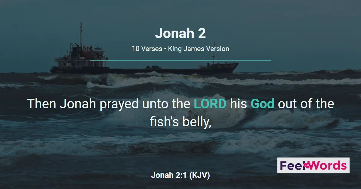 Jonah Chapter 2 (KJV)