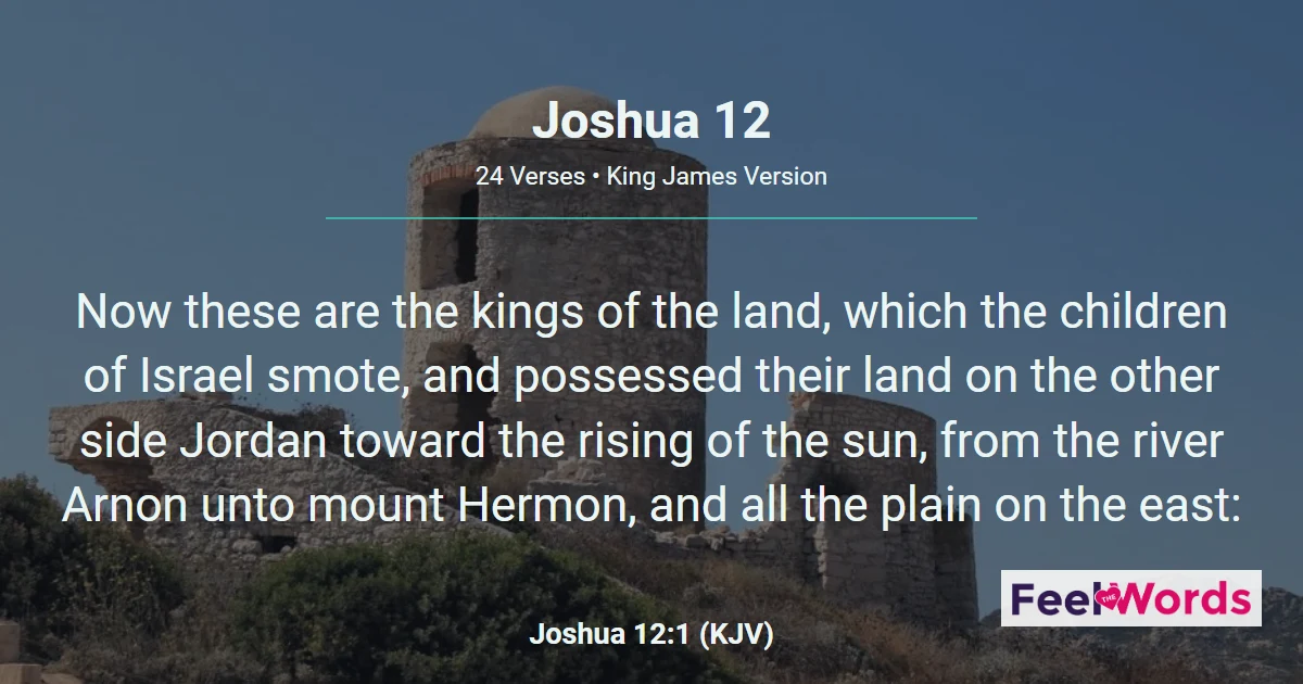 Joshua Chapter 12 (KJV)