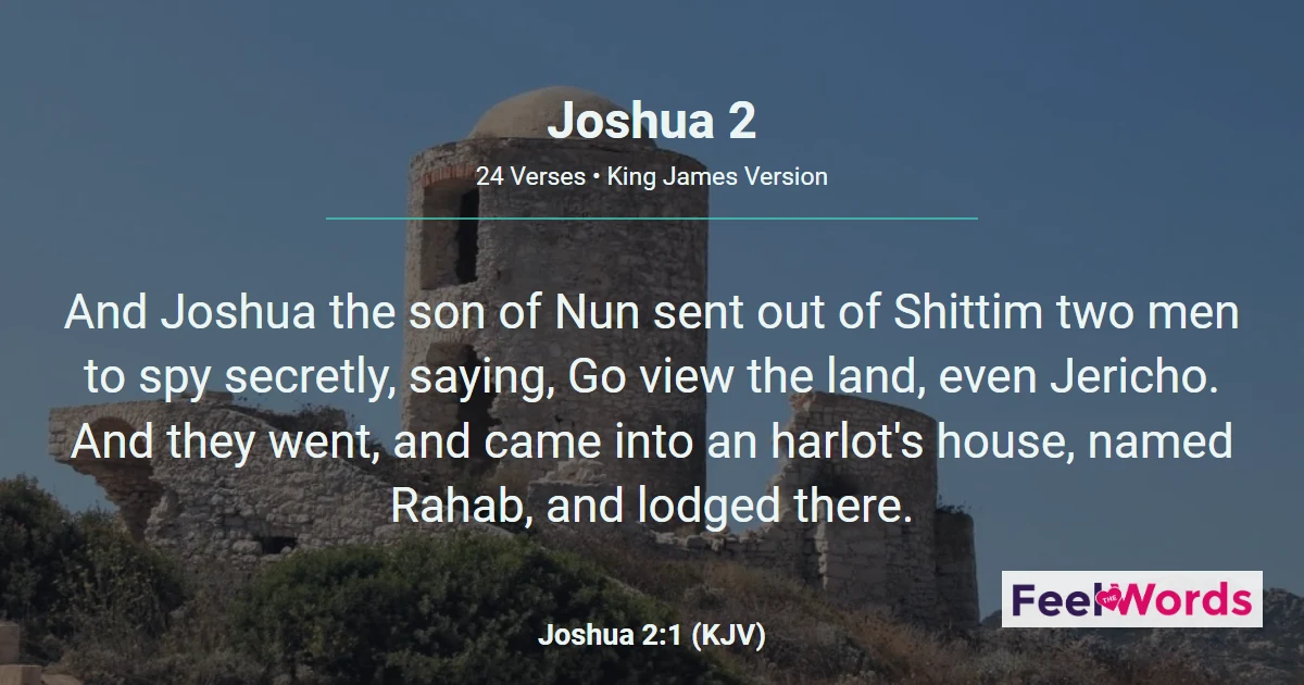 Joshua Chapter 2 (KJV)