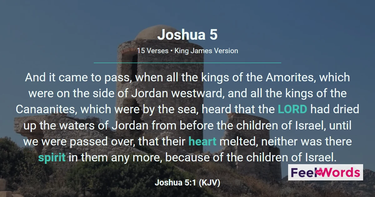 Joshua Chapter 5 (KJV)