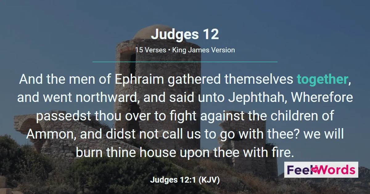 Judges Chapter 12 (KJV)