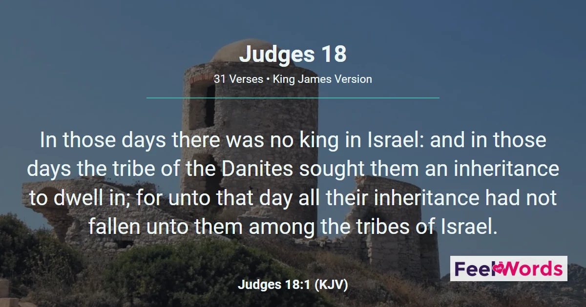 Judges Chapter 18 (KJV)