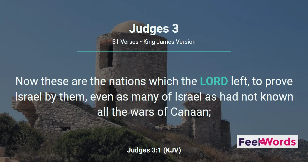 Judges Chapter 3 (KJV)