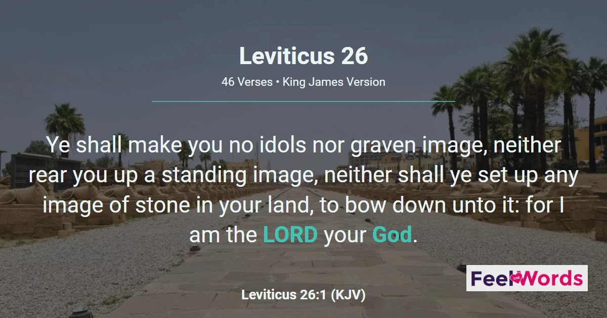 Leviticus Chapter 26 (KJV)