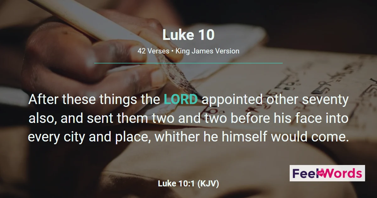 Luke Chapter 10 (KJV)