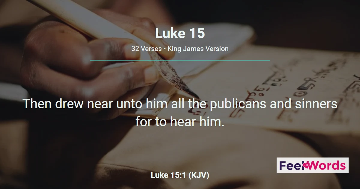 Luke Chapter 15 (KJV)