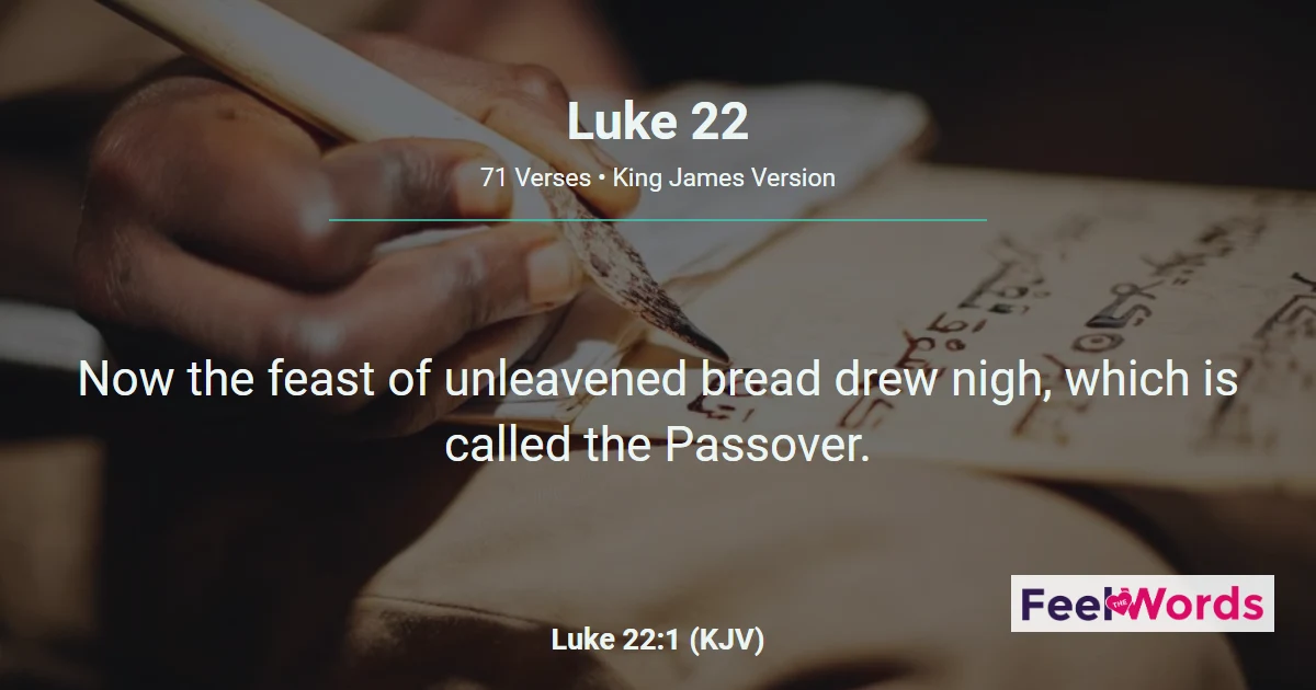 Luke Chapter 22 (KJV)