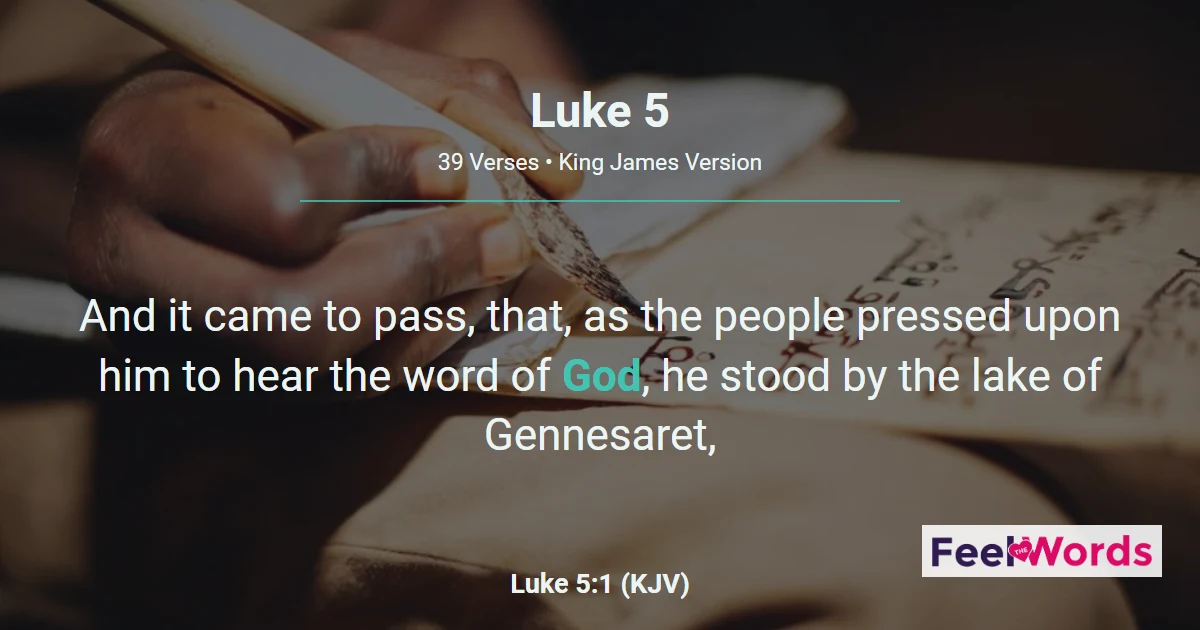 Luke Chapter 5 (KJV)