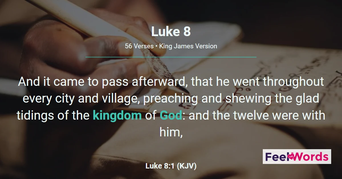 Luke Chapter 8 (KJV)