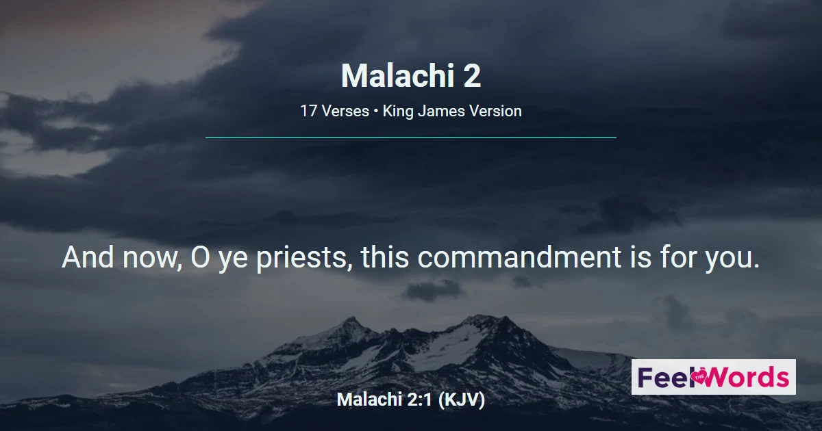 Malachi Chapter 2 (KJV)