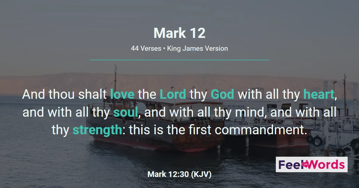 Mark Chapter 12 (KJV)