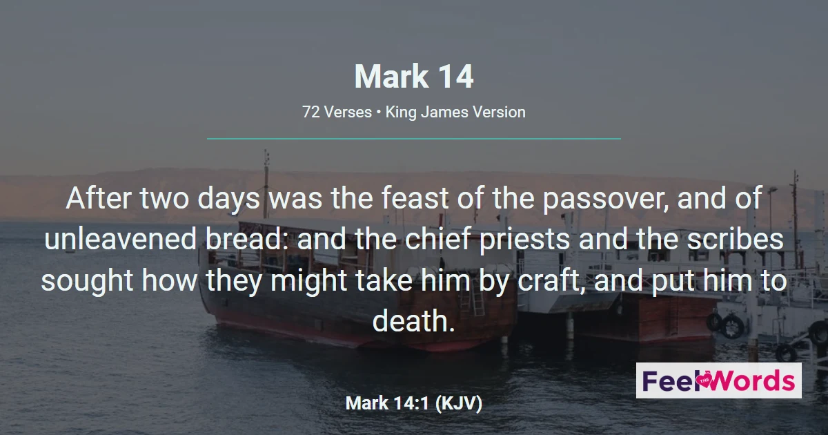 Mark Chapter 14 (KJV)