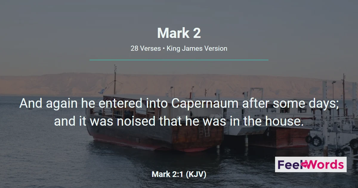 Mark Chapter 2 (KJV)