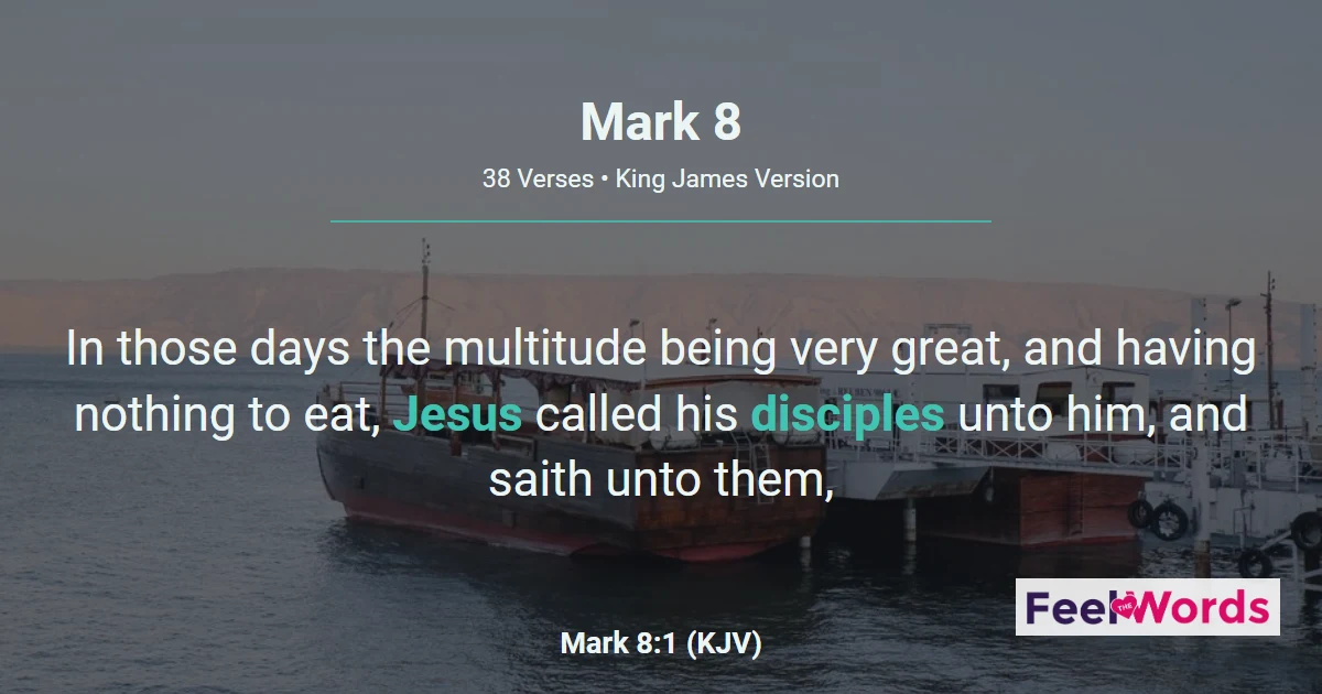 Mark Chapter 8 (KJV)
