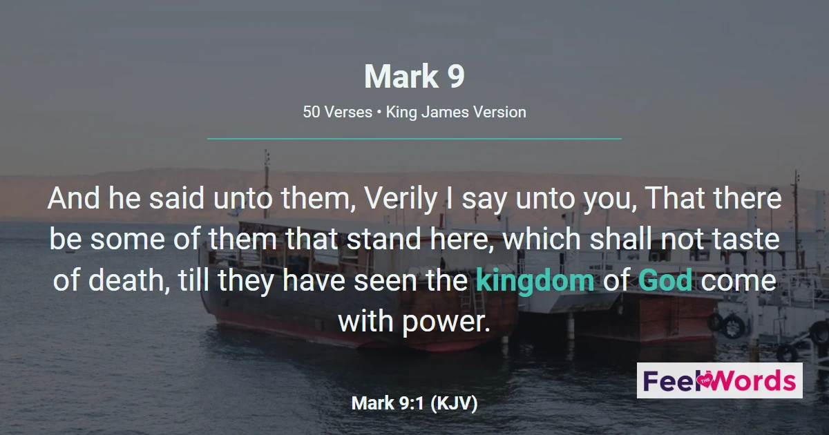 Mark Chapter 9 (KJV)
