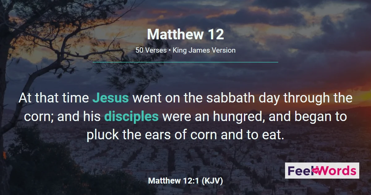 Matthew Chapter 12 (KJV)