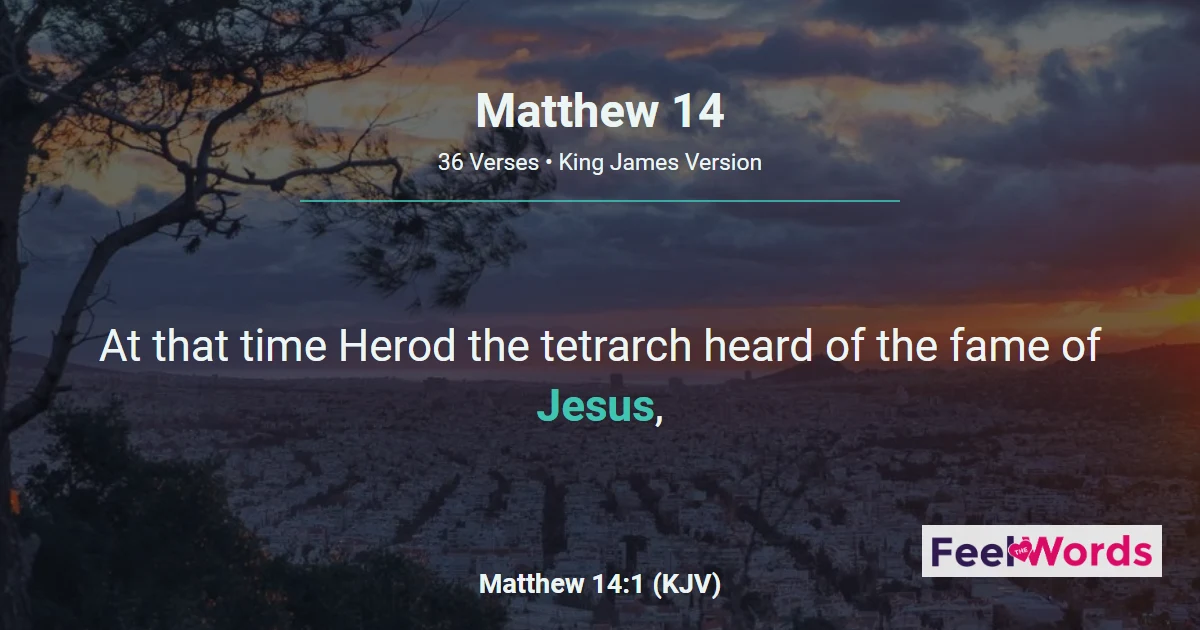 Matthew Chapter 14 (KJV)