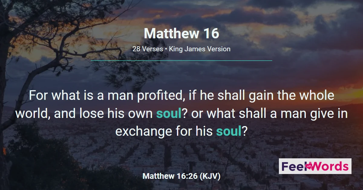 Matthew Chapter 16 (KJV)