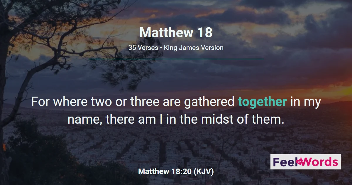 Matthew Chapter 18 (KJV)