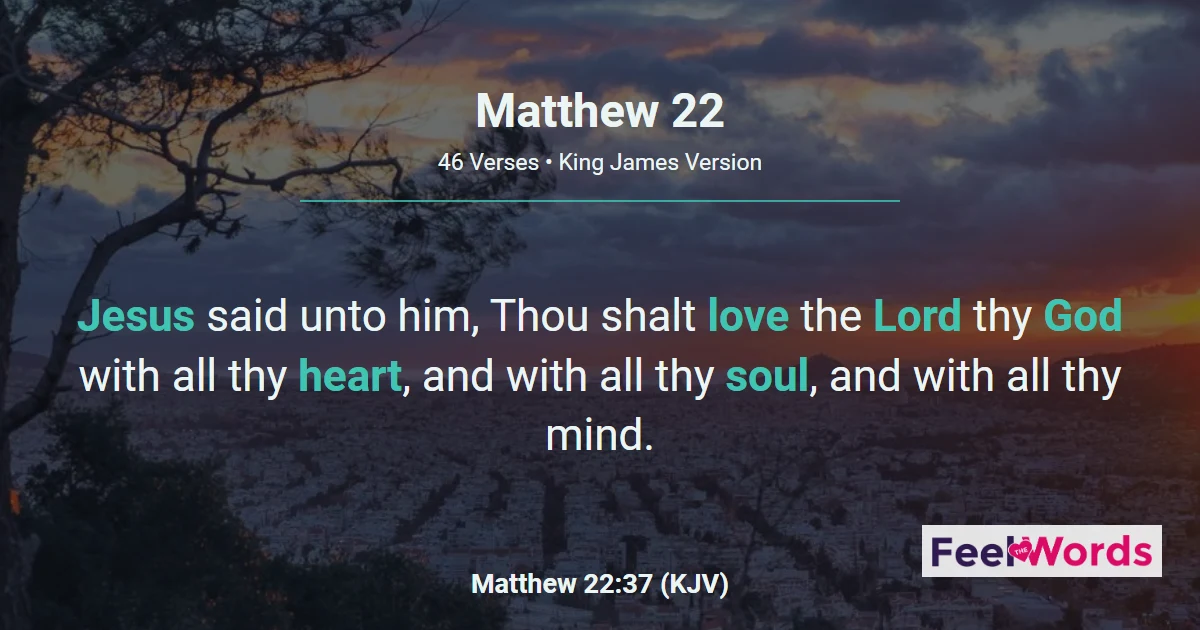 Matthew Chapter 22 (KJV)