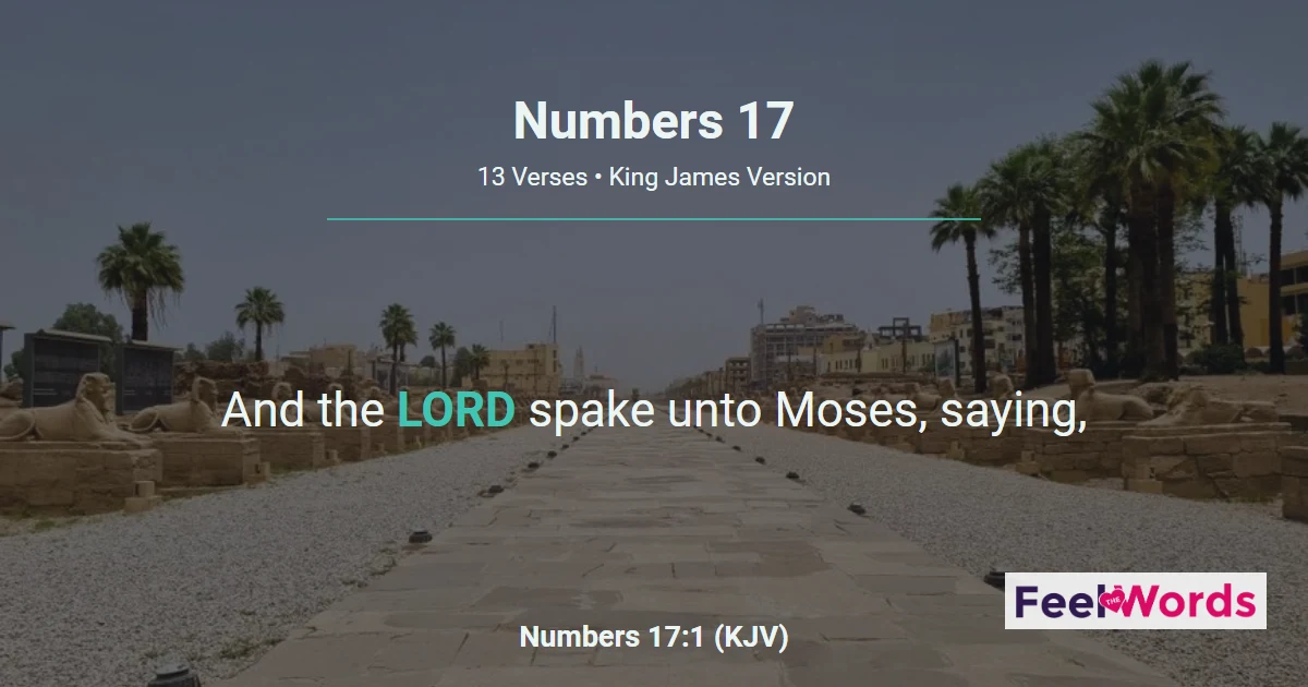 Numbers Chapter 17 (KJV)