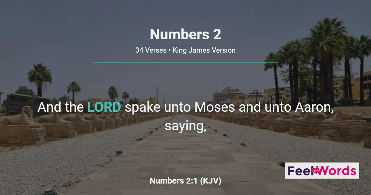 Numbers Chapter 2 (KJV)