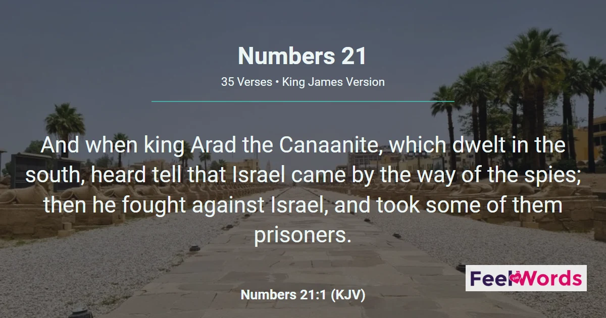 Numbers Chapter 21 (KJV)