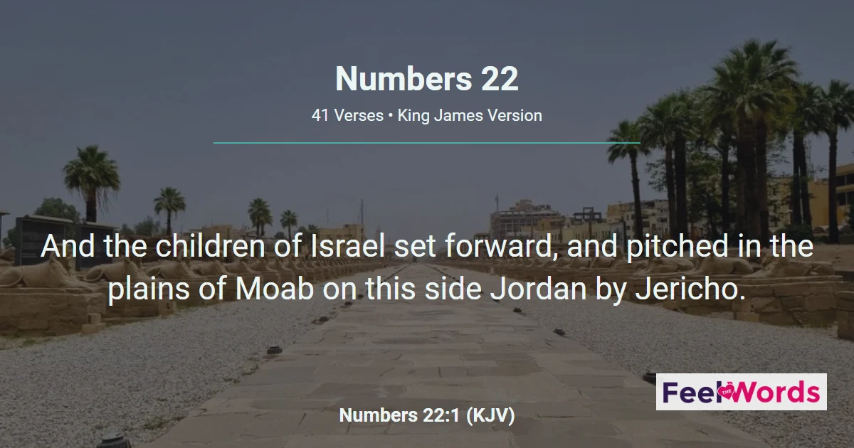 Numbers Chapter 22 (KJV)