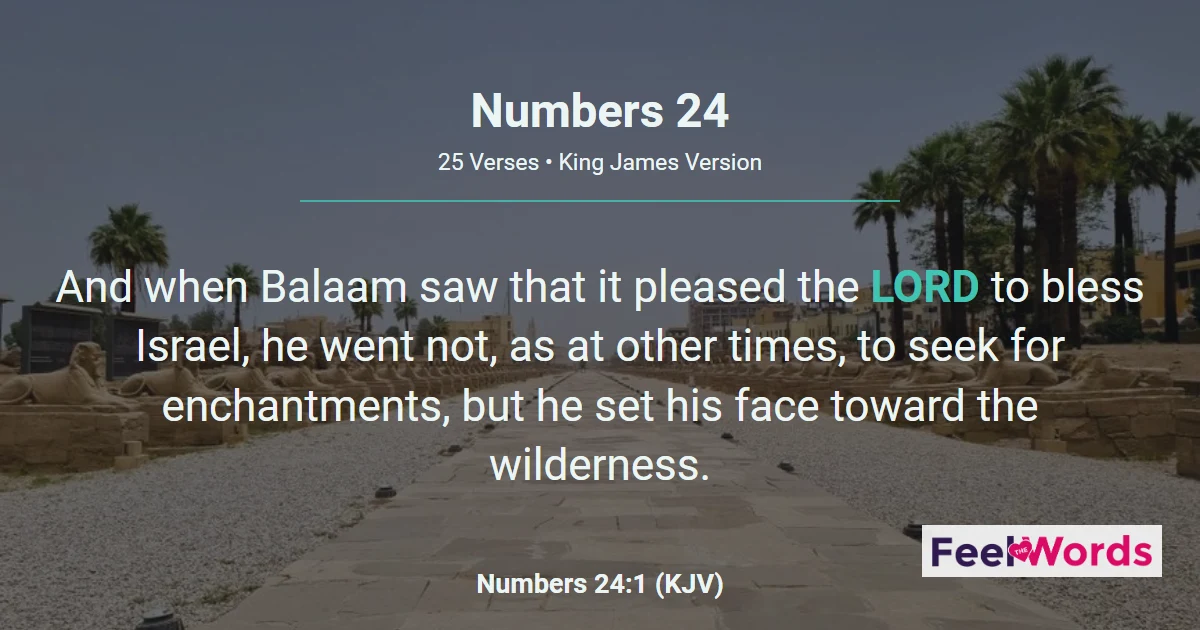 Numbers Chapter 24 (KJV)