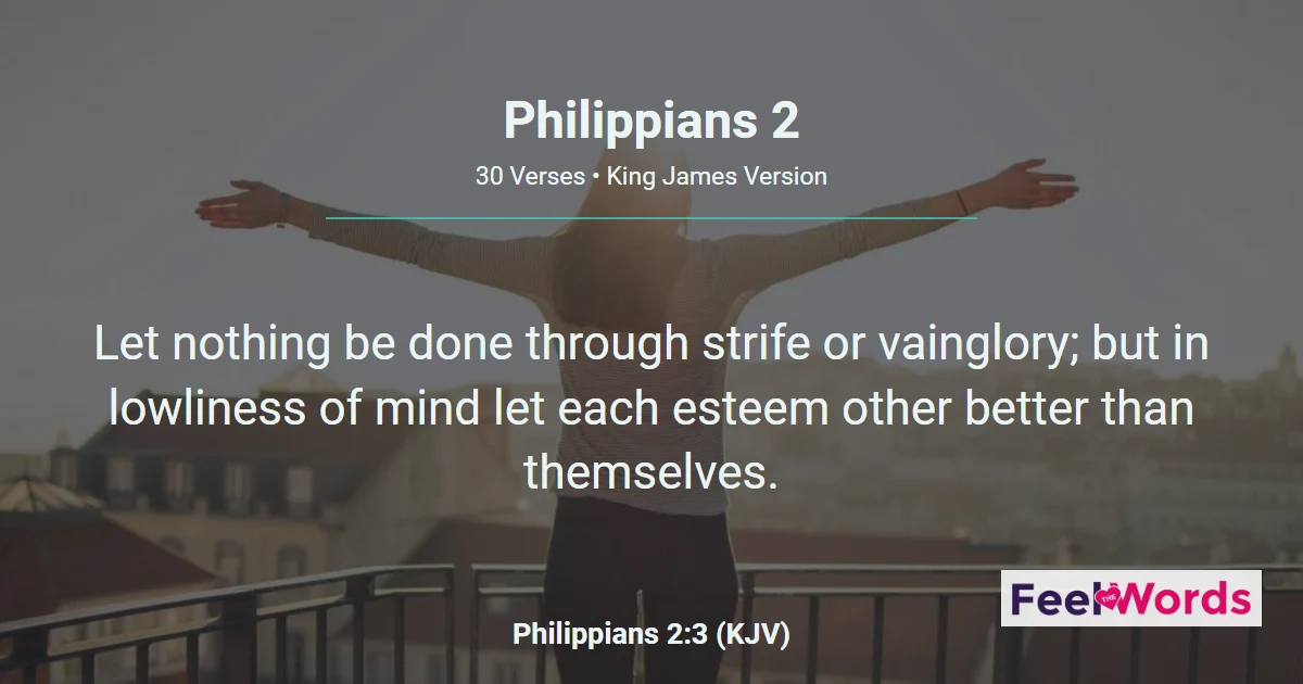 Philippians Chapter 2 (KJV)