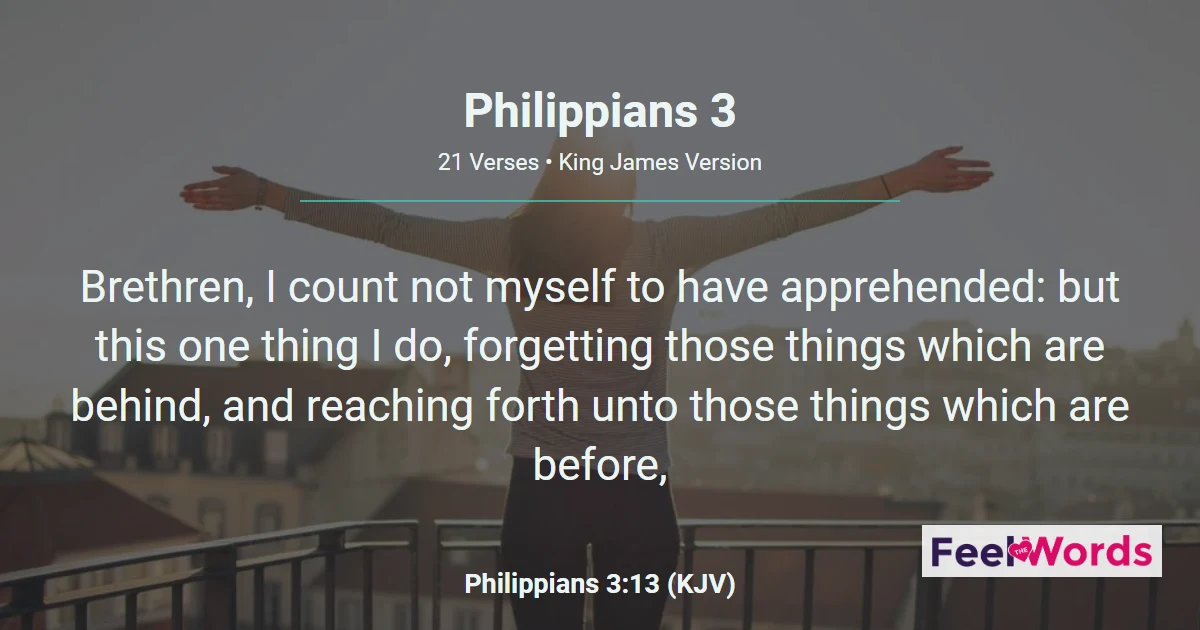 Philippians Chapter 3 (KJV)