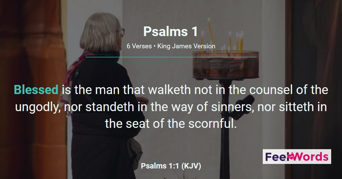 Psalms Chapter 1 (KJV)