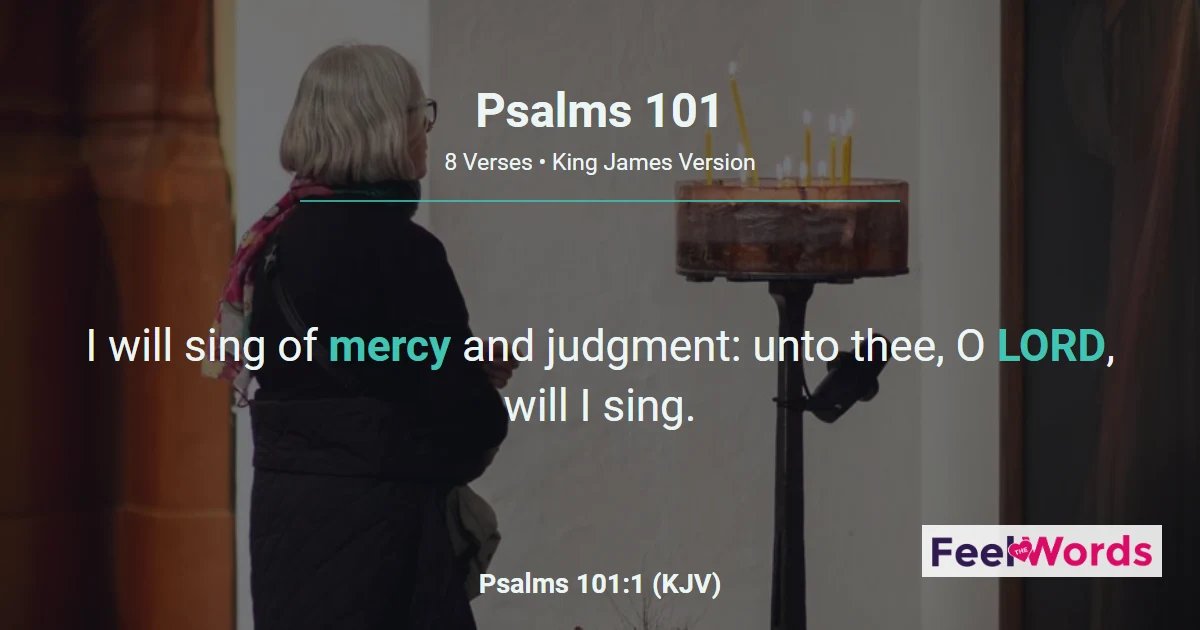 Psalms Chapter 101 (KJV)