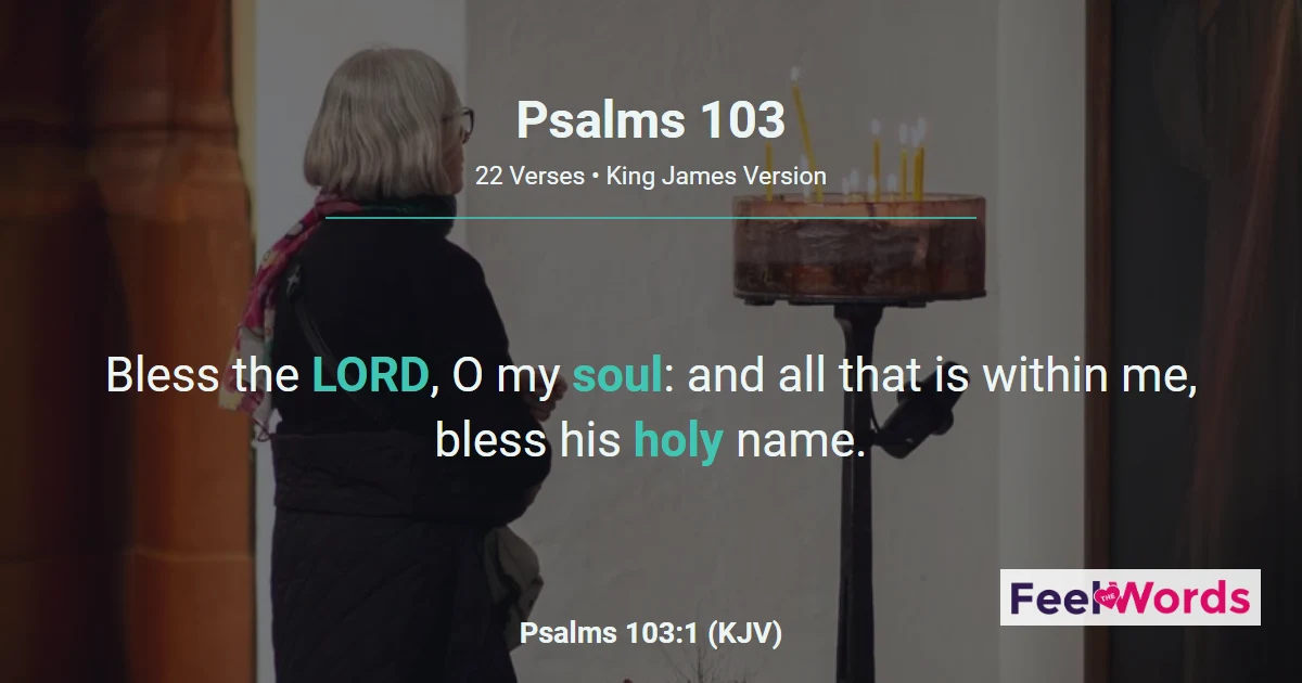 Psalms Chapter 103 (KJV)