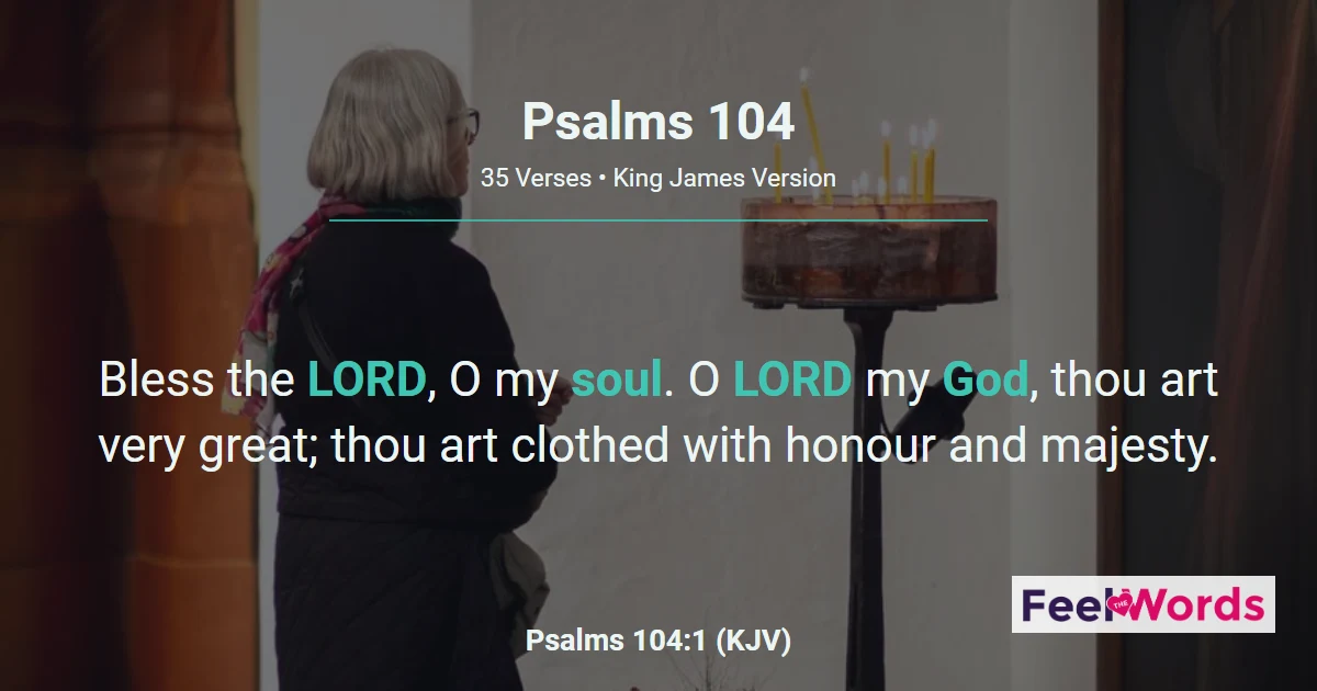Psalms Chapter 104 (KJV)