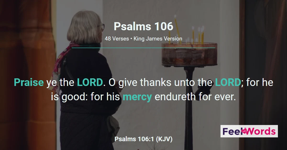 Psalms Chapter 106 (KJV)
