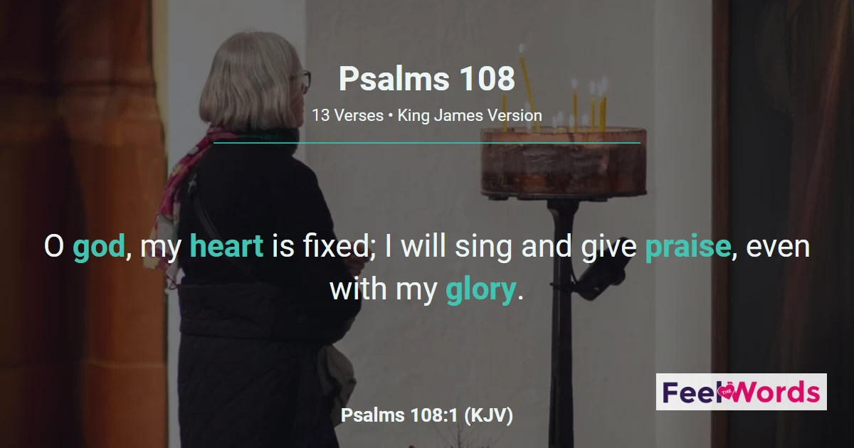 Psalms Chapter 108 (KJV)