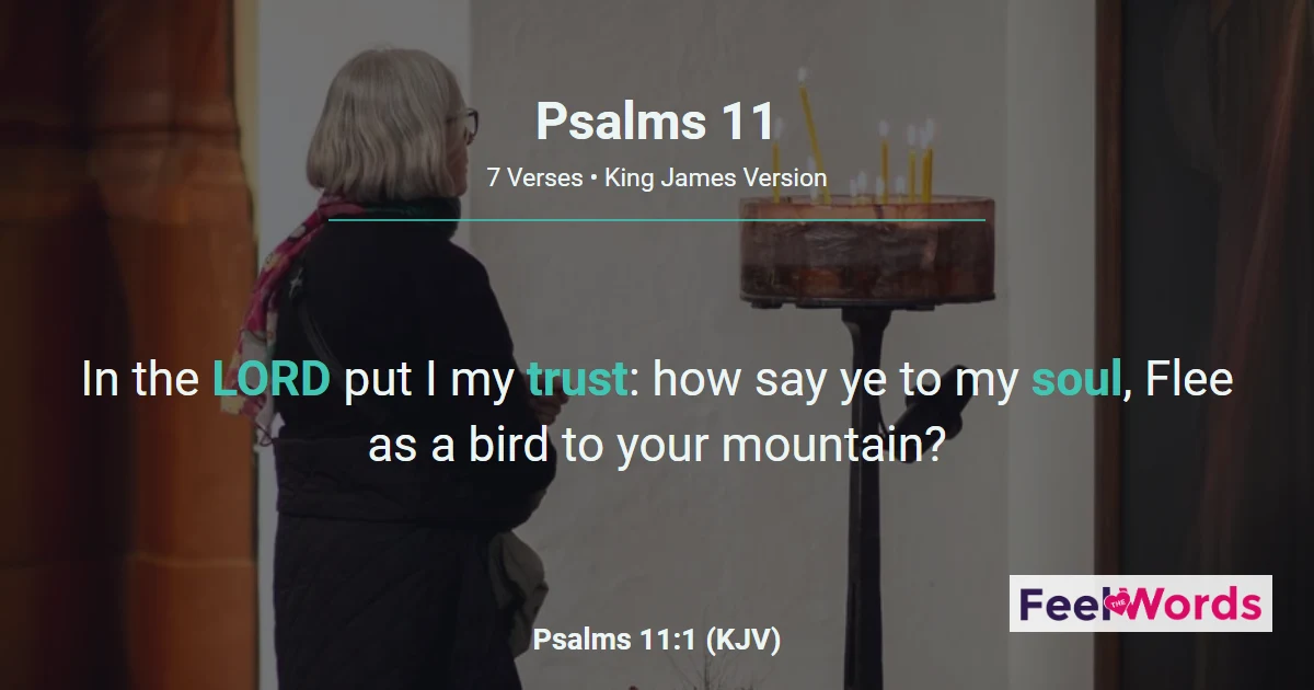 Psalms Chapter 11 (KJV)