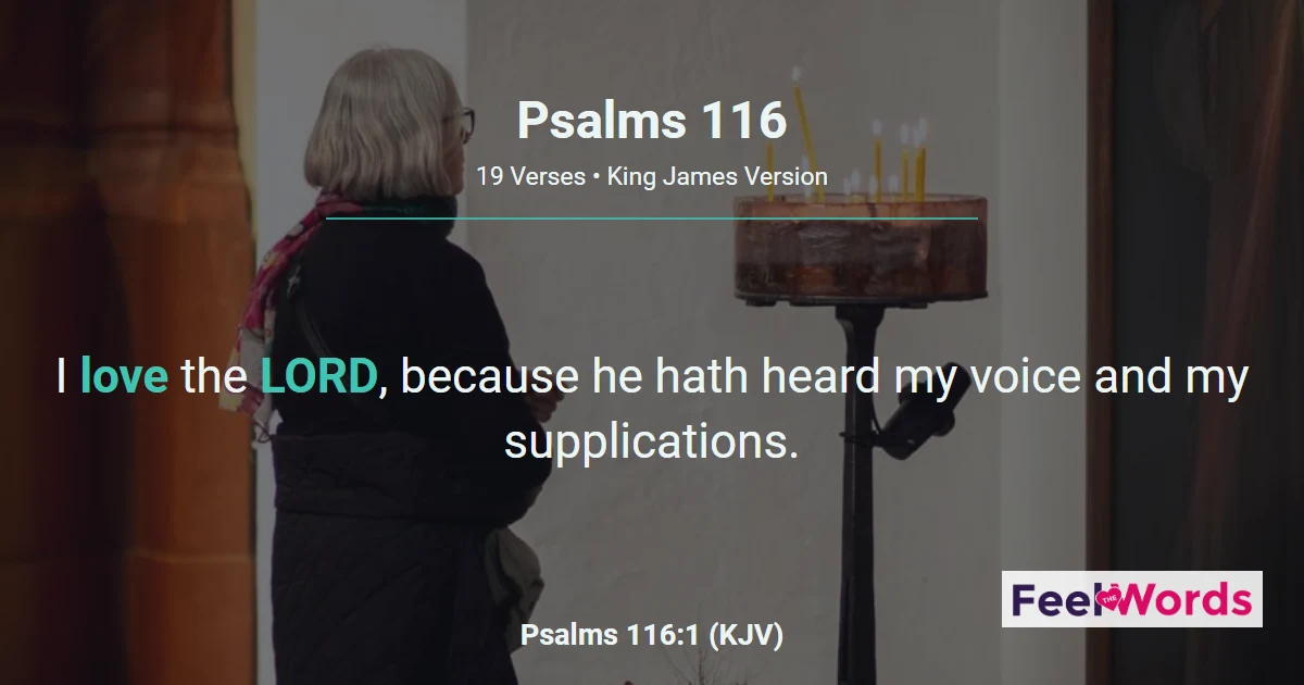 Psalms Chapter 116 (KJV)