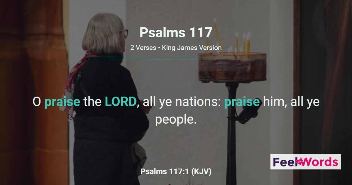 Psalms Chapter 117 (KJV)