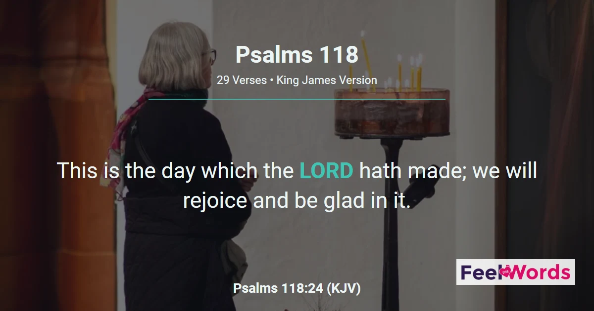 Psalms Chapter 118 (KJV)