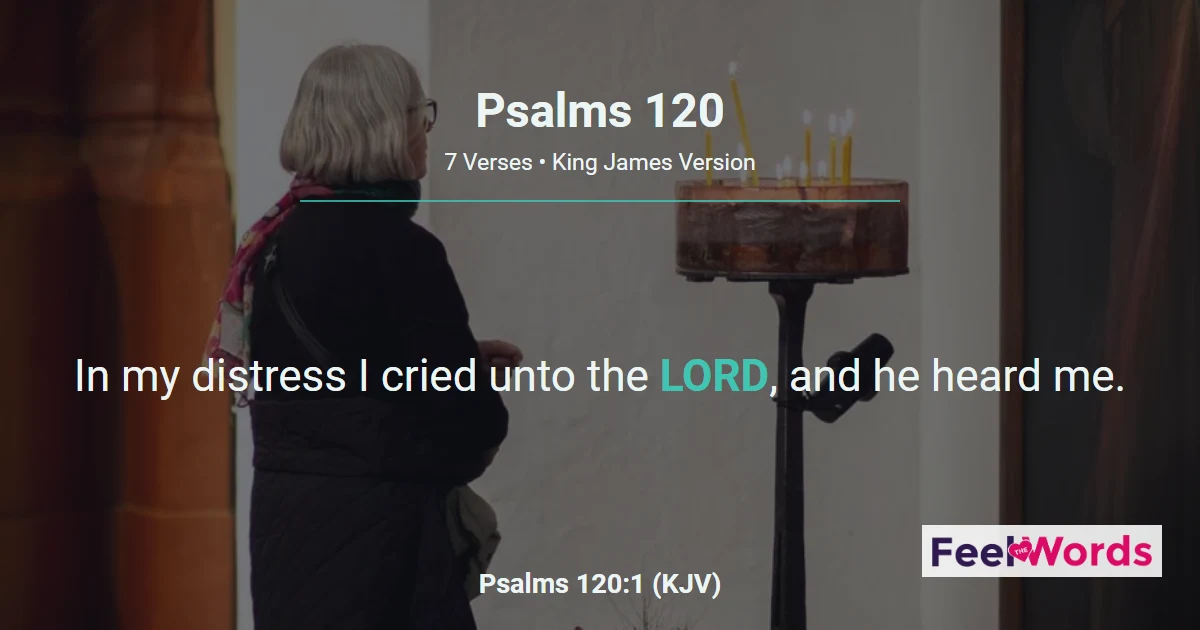 Psalms Chapter 120 (KJV)